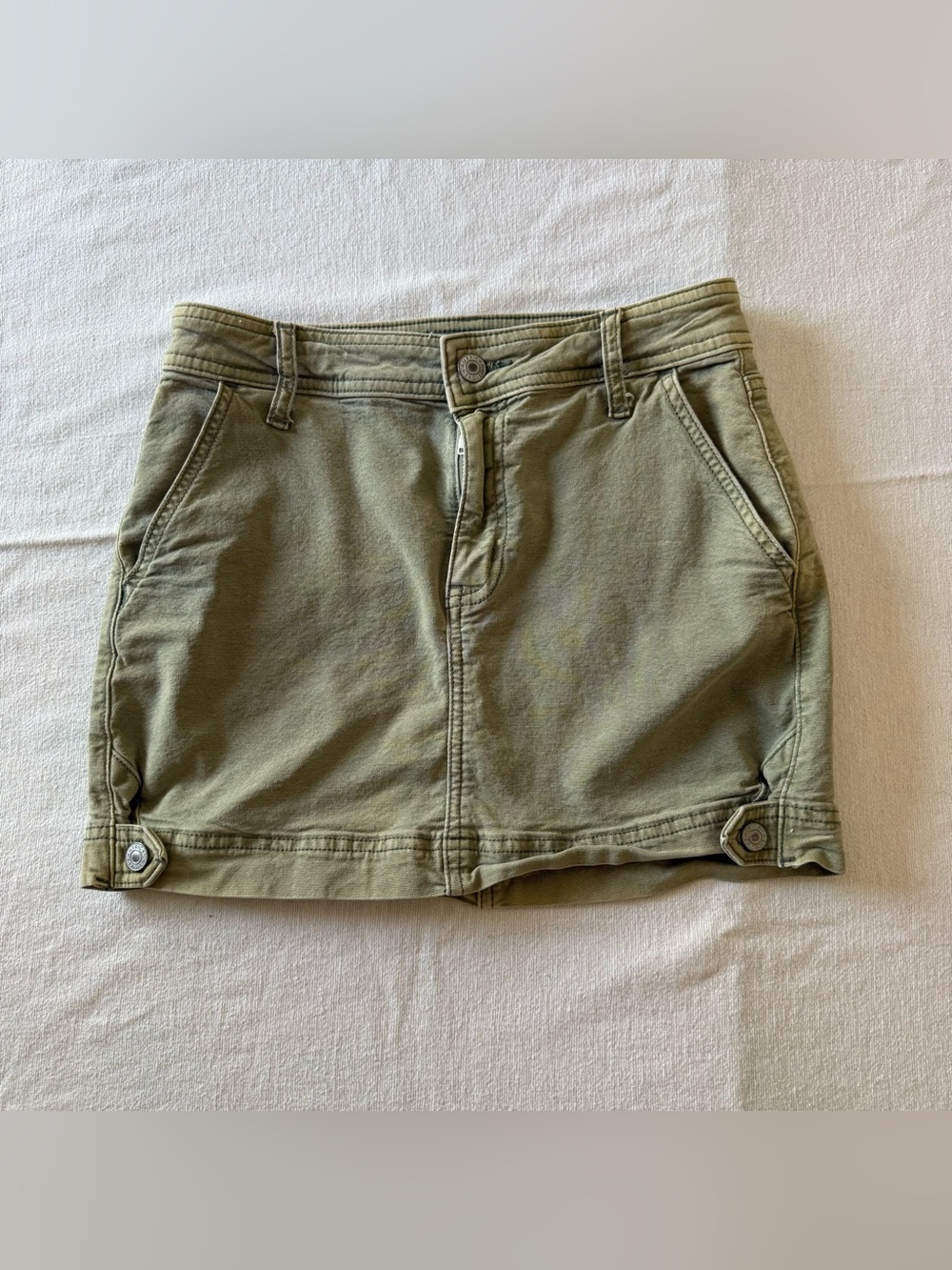American Eagle Outfitters Olive Green Mini Skirt